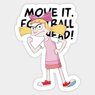 Move it, Football Head! Sticker